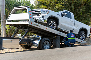 towing a truck 